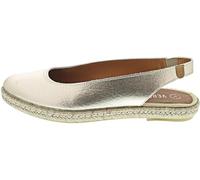 VERBENAS Sling-Sandalette Kiara Nucleo Metal Leder metallic Grau Größe 37