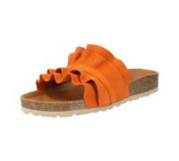 Pantolette VERBENAS "Rocio Roda", Damen, Gr. 39, orange, Veloursleder, Schuhe Pantolette, Sommerschuh, Schlappen für Strand- und Badeausflüge geeignet (15208035-39) orange