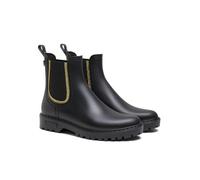 VERBENAS Rain Boots Gaudi Mate Glitter Negro-Oro