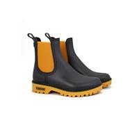 VERBENAS Rain Boots Gaudi Mate Negro-ocre - Größe: 39