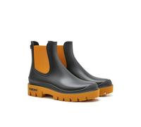 VERBENAS Rain Boots Mae Mate Negro-ocre - Größe: 41