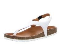 Verbenas Zehenstegsandalen für Damen, weiß, Größe 40 EU
