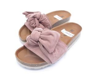 VERBENAS Sandale Roxy Roda Velour in antique Rosa - Gr. - 38