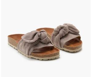 VERBENAS Sandale Roxy Velours Piedra Braun - Gr. - 40