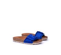 Klassische Pantolette in blau - Gr. - 40