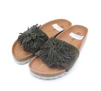 VERBENAS Sandalen Reina Roda Velour in kaki Kaki - Gr. - 38