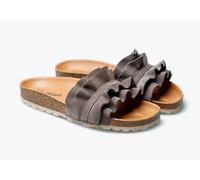 VERBENAS Sandalen Rocio Serraje Volante Ash Aschgrau - Gr. - 42