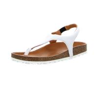 Verbenas Zehenstegsandalen für Damen, weiß, Größe 38 EU