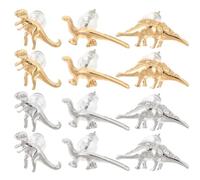 VERDANVERSE 2 Paar Dinosaurier Ohrstecker für Damen Süße Kleine Ohrstecker aus Hautfreundlichem Material Farbecht und Leicht Schmuck für Alltag Geburtstag und Hochzeit