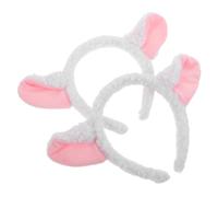 VERDANVERSE 2 Stück Schafsohren Haarreif Leichtes Lamb Ear Headband Niedliches Cartoon Kostümzubehör für Damen Mädchen Vielseitig Tragbar für Alltag und Fotoshootings