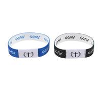VERDANVERSE 2 Stück Teiliges Elastisches Bibelvers-armband für Damen und Herren Spirituelle Schriftband-armbänder mit Jesus-motiven Tragbare Inspirierende und Motivierende Glaubensarmbänder