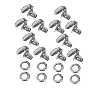 VERDANVERSE 40 Stück Metall Schnürsenkelschnallen 8mm Robuste Stiefelhaken als Schuhzubehör für Outdoor und Alltag Selbstgemacht Reparatur für Stiefel und Schuhe Dunkelgrau