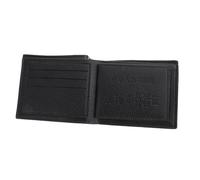 VERDANVERSE Echtes Leder Geldbörse Herren Slim Wallet Mit Reißverschluss Münzfach Metall Geldklammer Vintage Portemonnaie Kompakt Bifold Geldbeutel Multifunktional Schwarz