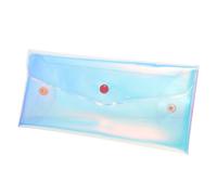 VERDANVERSE Tragbare Damen Geldbörse Klein Umschlagstil PVC Kunststoff Kartenhalter Portemonnaie Reise Etui