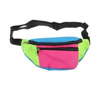 VERDANVERSE Vintage Fanny Pack Damen Verstellbar Hüfttasche Retro Stil Bunte Bauchtasche Leicht mit Mehreren Taschen für Festival Party Jogging Reisen
