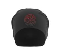 Vergvisir Red Viking Runic Compass Unisex Dünne Baumwolle Slouch Beanie Schwarz