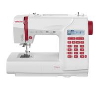 VERITAS Nähmaschine Claire I Computer-Nähmaschine Freiarm I 197 Stiche mit Speicherfunktion I Fußpedal I Alphabet & Zahlen I Einfädelhilfe, Fadenabschneider I LCD-Display & LED-Nählicht (weiß)