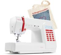 VERITAS Claire Computer-Nähmaschine Testsieger Note 1,1 (02/26) | 197 Stiche inkl. Alphabet & Zahlen, viele Automatikfunktionen, Freiarm, Fußpedal, Memory-Funktion, mit LCD-Display