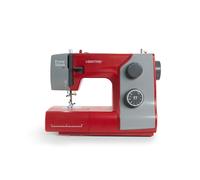 VERITAS Mechanische Nähmaschine Power Stitch 17 - 17 Stichprogramme, Auto-Fadenspannung, rot-grau