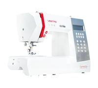 VERITAS Nähmaschine Bessie I Computer-Nähmaschine I 196 Programme inkl. Speicherfunktion I Stiche spiegeln I Auto-Fadenspannung & Einfädelhilfe I Fadenabschneider I LCD-Display & LED-Nählicht (weiß)
