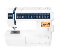 VERITAS Nähmaschine JSB21 I 21 Stichprogramme I Einfädelhilfe I Auto-Fadenspannung & Fadenabschneider I LED-Nählicht I inkl. Staubschutzhülle I Mechanische Nähmaschine (weiß)