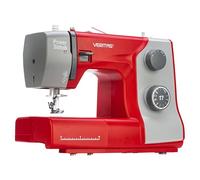 VERITAS Mechanische Nähmaschine Power Stitch 17 - 17 Stichprogramme, Auto-Fadenspannung, rot-grau
