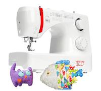 VERITAS Nähmaschine Rachel I 32 Stichprogramme I Einfädelhilfe I Einstellbare Stichlänge & Stichbreite I Auto-Fadenspannung & Fadenabschneider I LED-Nählicht I Mechanische Nähmaschine (weiß)