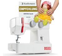 Veritas Nähmaschine Sarah, 13 Nähprogramme Einheitsgröße weiß Computernähmaschinen Nähmaschinen Haushaltsgeräte Einheitsgröße weiß, rot