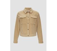 Verkürzte Cordjacke mit Druckknöpfen 48 braun 2154583.8310.48