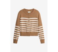 Verkürzte Strickjacke aus Baumwoll-Mix 36/38 (S)