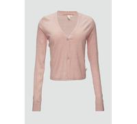 Verkürzte Strickjacke in melierter Optik XXL Rosa 2150102.40W0.XXL