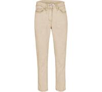 Verkürzte Twill-Hose im Used-Look aus Baumwoll-Mix 38