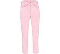 Verkürzte Twill-Hose im Used-Look aus Baumwoll-Mix 48