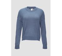 Verkürzter Strickpullover in Melange-Optik XL blau 2150105.54W0.XL