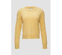 Verkürzter Strickpullover in Melange-Optik XXL gelb 2150105.16W0.XXL