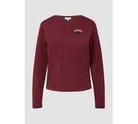 Verkürztes Longsleeve mit Stickerei-Detail 36 rot 2172640.39D0.36
