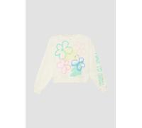 Verkürztes Oversize-Sweatshirt aus Baumwollmix 170/176 creme|mehrfarbig 2164394.0310.170_176