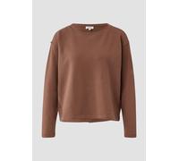 Verkürztes Sweatshirt mit Naht-Details 42 braun 2172335.8837.42