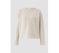 Verkürztes Sweatshirt mit Naht-Details 48 Beige 2172335.81W9.48