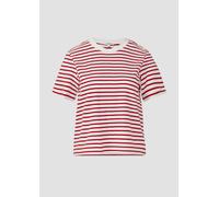s.Oliver - T-Shirt rot|creme - Gr. - 46