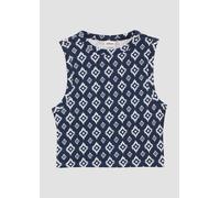 Verkürztes Tanktop aus Rippware im Slim Fit 134/140 blau 2166871.59A3.134_140