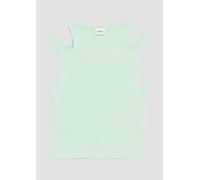 Verkürztes Tanktop im Slim Fit mit Cut-out-Details 170/176 türkis 2161928.6080.170_176