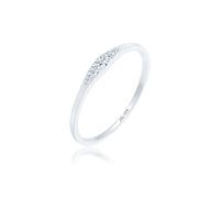Elli DIAMONDS Ring Women Engagement with Diamond (0.07 ct) Bridal in 925 Sterling Silver