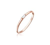 Elli PREMIUM Ring Liebe Zart Edel Geo Topas 750 Roségold 58 mm Rosegold