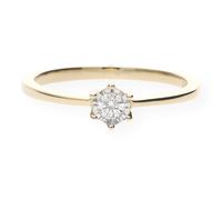 Verlobungsring Gold 585 Brillant JL10-07-1627 JuwelmaLux