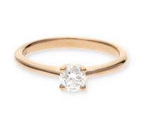Verlobungsring Roségold 585 Brillant JL10-07-1703 JuwelmaLux