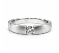 Verlobungsring Solitär Silber 925 Zirkonia - RZ00012, Gr.51 (Ø 16,2 mm)