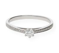 Verlobungsring Weißgold 750 Diamanten JL27-07-0021 JuwelmaLux