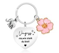 VerLuky Geschenke für Frauen Beste Freundin Mutmacher Geschenk Schlüsselanhänger mit Gravur Mama Schwester Kollegin Geburtstagsgeschenk Weihnachtsgeschenke für Frauen