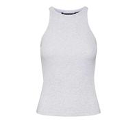 Vero Moda - Ärmelloses Oberteil für Damen, Rundhalsausschnitt, gerippt, Regulär (Hellgrau meliert) EU 36 / UK 8